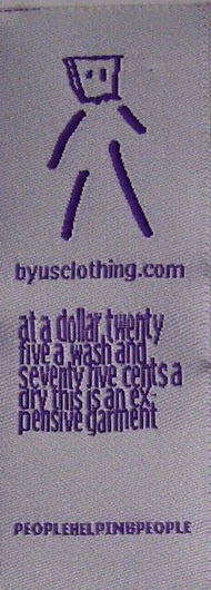 Custom logo label